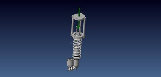 减震器3D数模缩略图